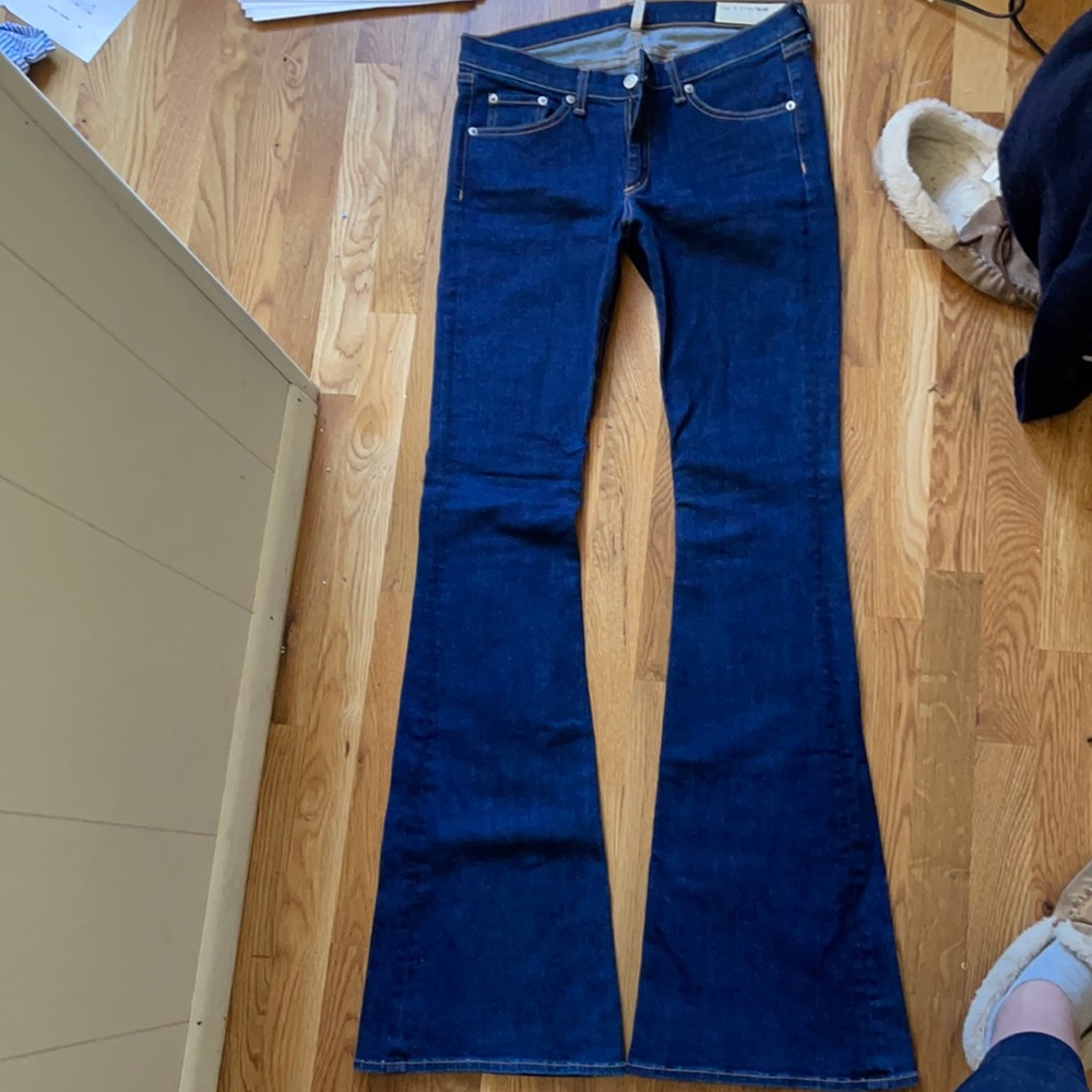 Rag and bone bell bottom jeans.  Never worn